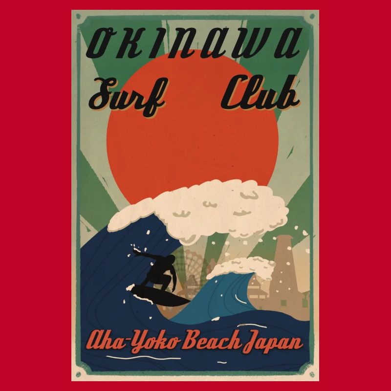 Affiche rétro d’Okinawa