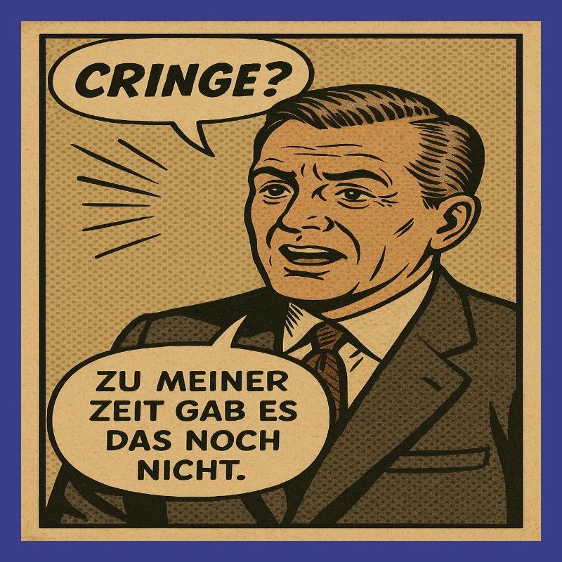 Humour grésillé de bande dessinée pop rétro