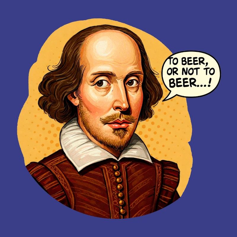 Shakespeare "Zu Bier oder nicht zu Bier" Lustig beleuchtet