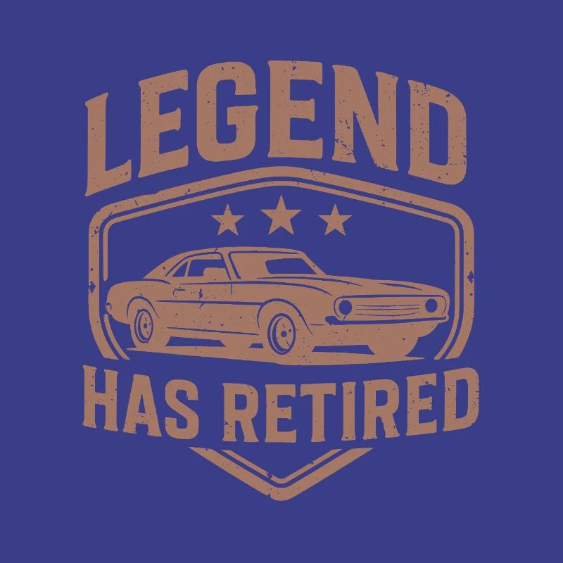 Legend Has Retired Retro Car