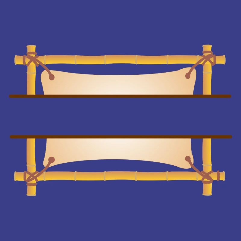 Bamboo Frame – Oriental Style with Your Text