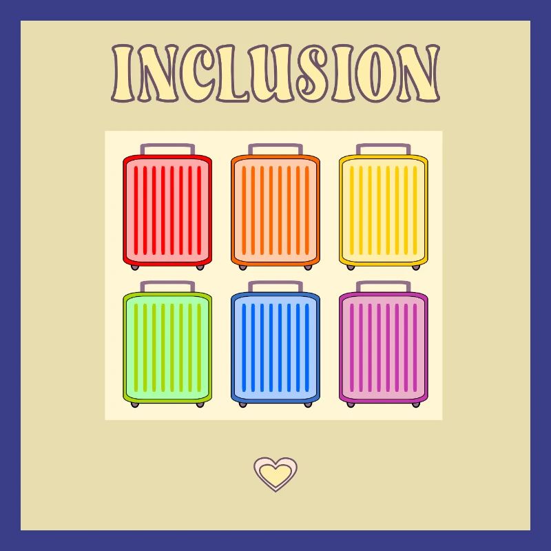 Inclusion Diversit Pride Fiert Valise