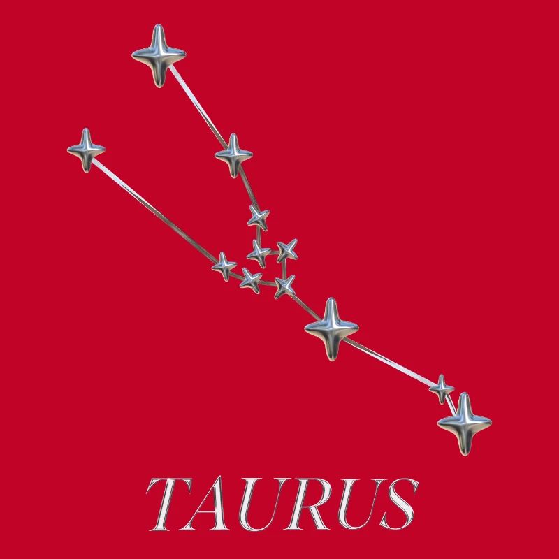 Constellation du Taureau – Constellation d’argent minimaliste