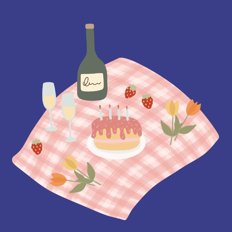 Conception de fête de pique-de célébration