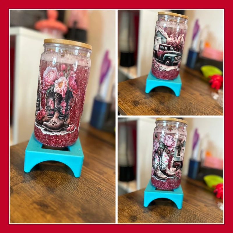 Glitzerbecher
