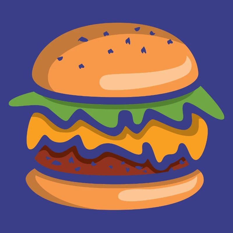 Comic Burger Cheeseburger