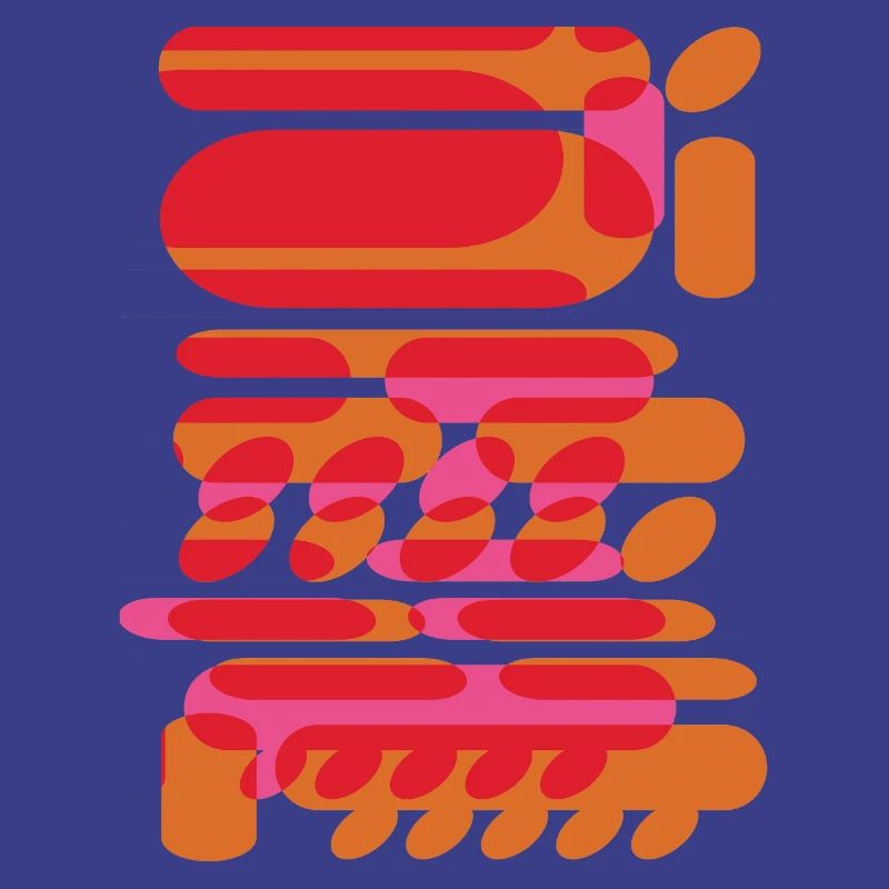 Formes graphiques abstraites dans le design techno