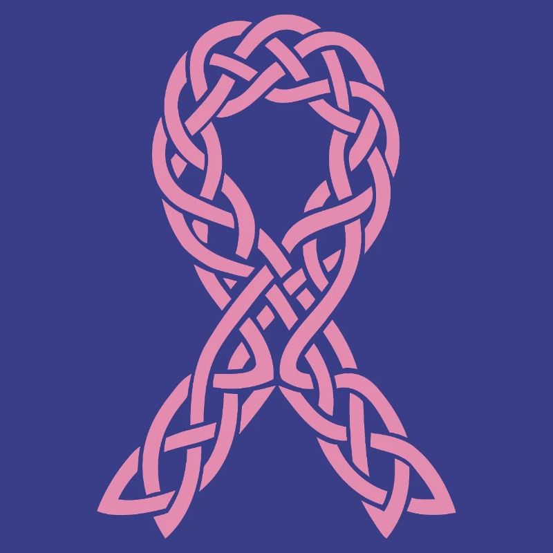 Ruban Anticancer Celtique Rose 