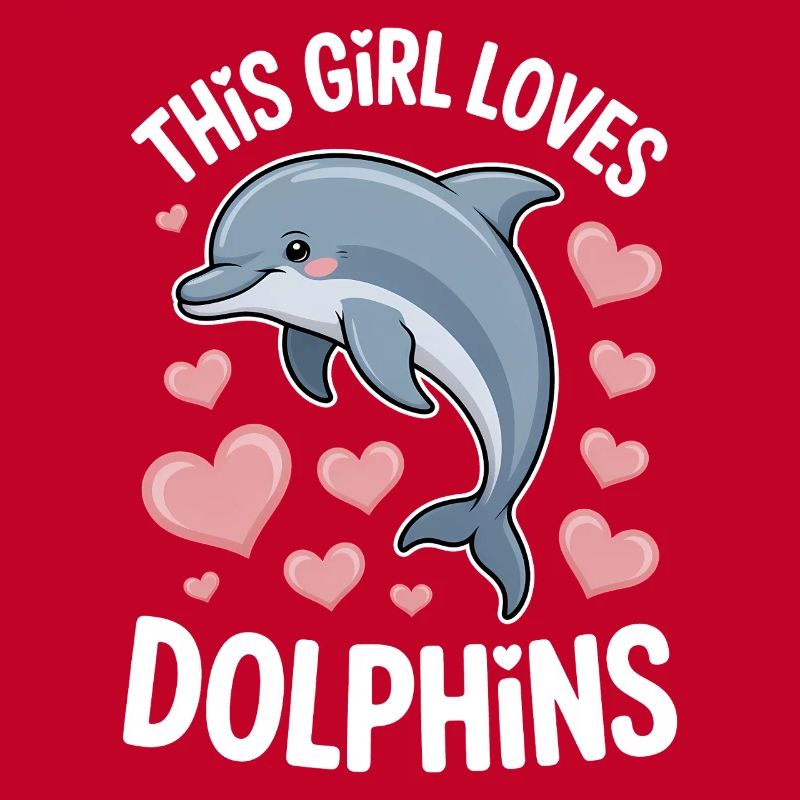 Delfin Spruch Mädchen Lustiges Delfin Geschenk