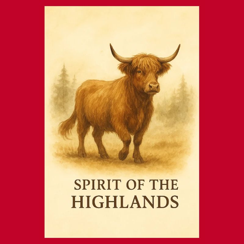 Der Geist der Highlands-Kuh