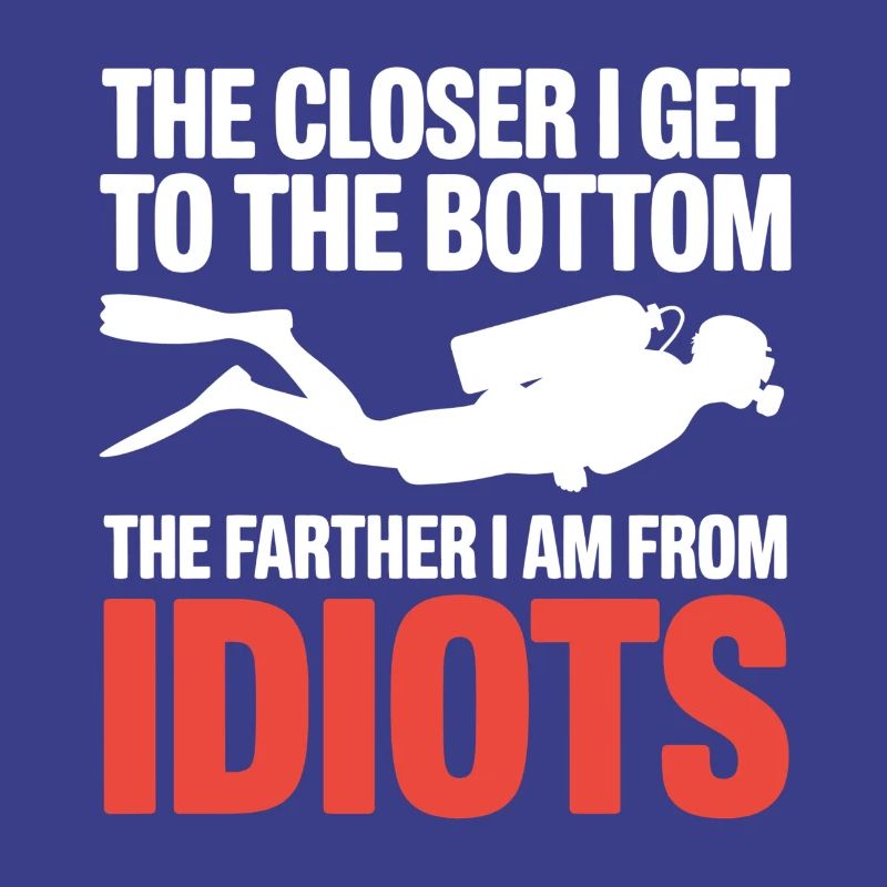 Plongée en bas : Plus proche plus loin des idiots