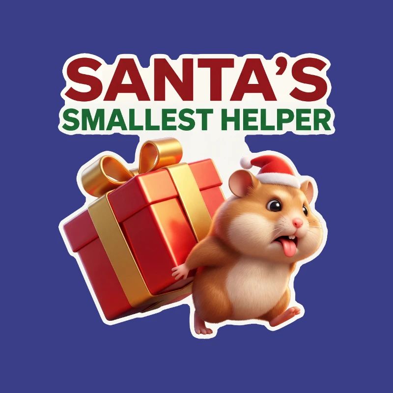 Santa's Smallest Helper Hamster