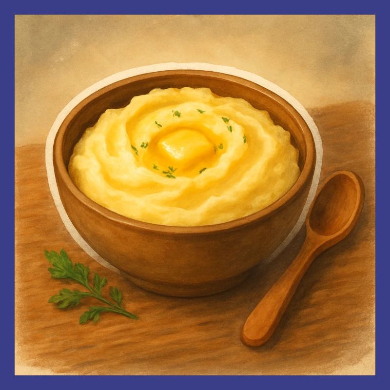 Mashed potatoes in a pot