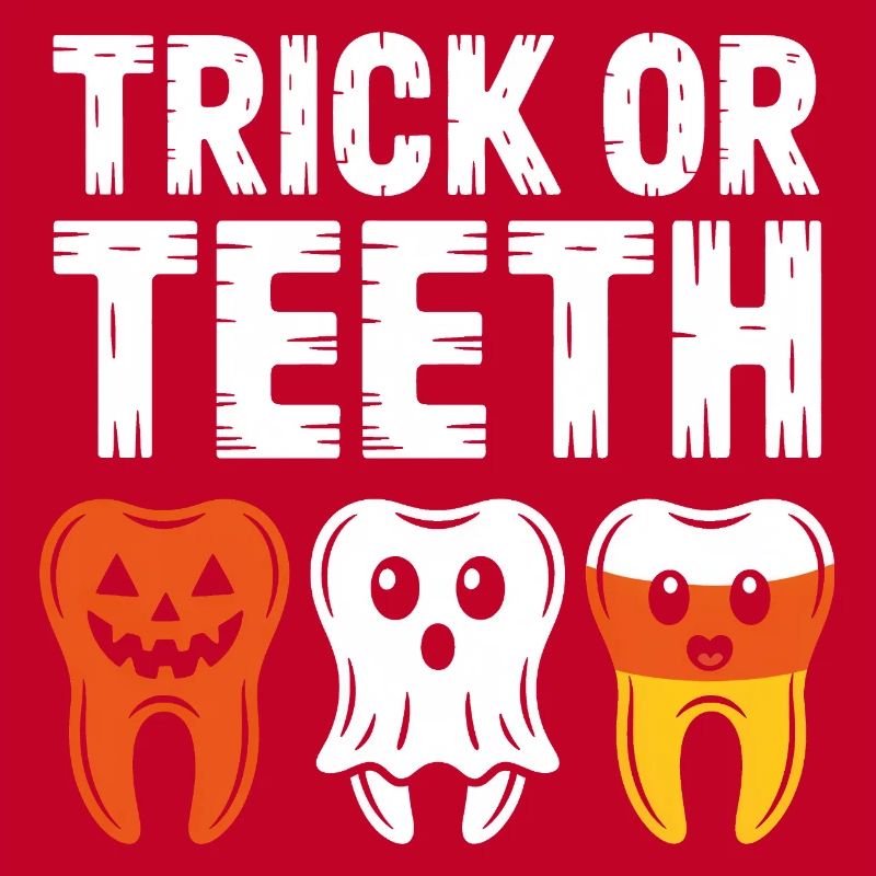 Trick oder Teeth Halloween-Trio