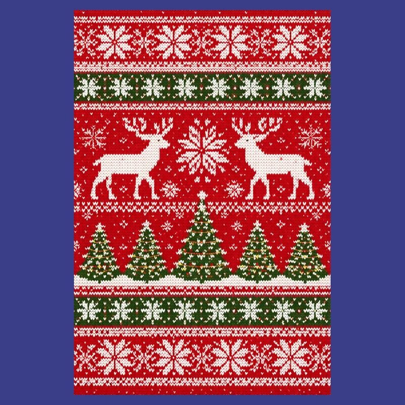 Winter Reindeer Knitting Pattern