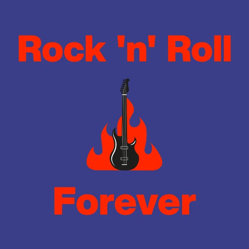 Rock ’n’ Roll Forever – Burning Guitar, Rockmusik