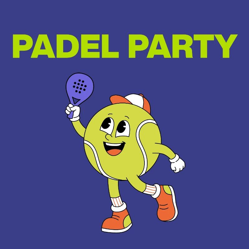 Fête de padelle, balles de bal ! Écrase-le