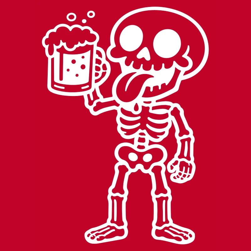 Skeleton Beer Funny