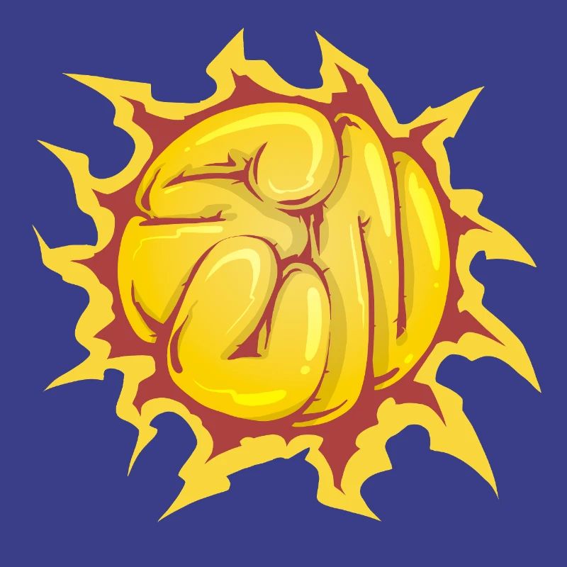 Graffiti-Sonne