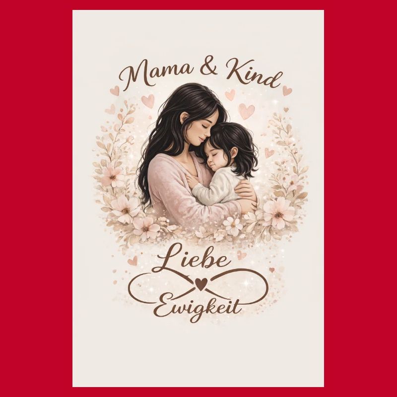 Ewige Liebe Mutter und Kind 