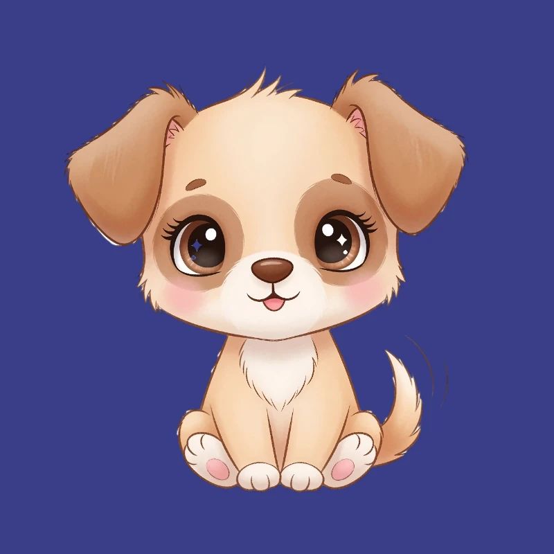 Charme de chiot mignon