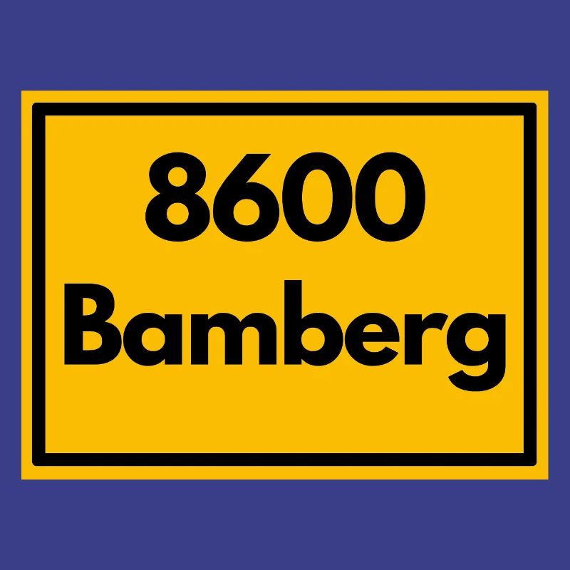 OLD POSTCODE POSTCODE RETRO 8600 BAMBERG FRANKEN