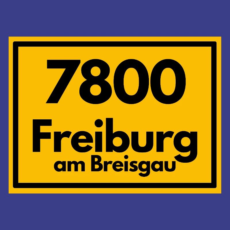 OLD POSTCODE POSTCODE RETRO 7800 FREIBURG BREISGAU