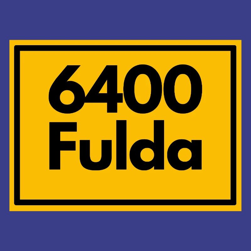 ANCIEN CODE POSTAL RETRO 6400 FULDA - HESSEN
