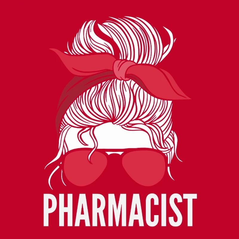 Messy Bun Pharmacist Pharmacist