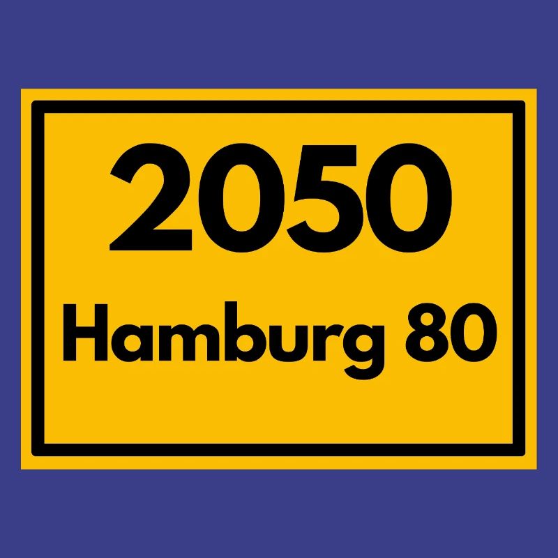 OLD POSTCODE POSTCODE RETRO 2050 HAMBURG 80 - ELBE