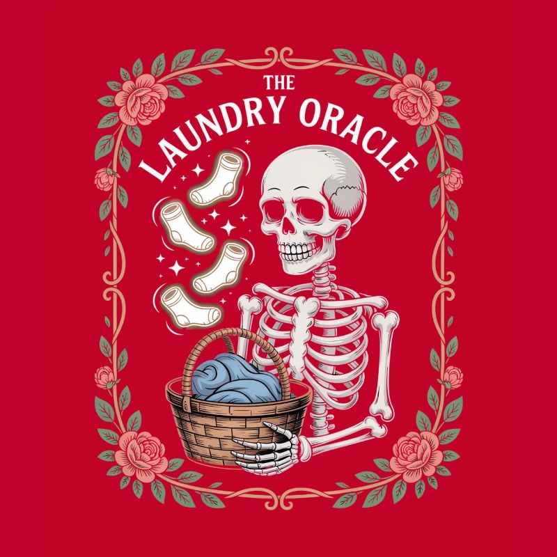 The Laundry Oracle Skeleton Laundry Humor
