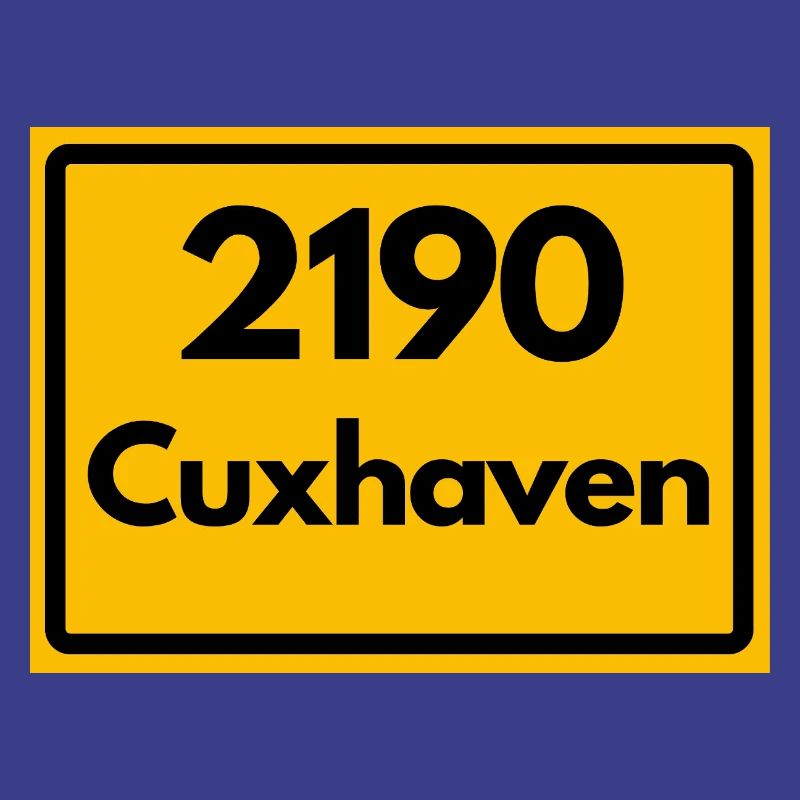 ANCIEN CODE POSTAL RETRO 2190 CUXHAVEN NORDSEE