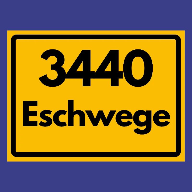 OLD POSTCODE ZIP CODE RETRO 3440 ESCHWEGE