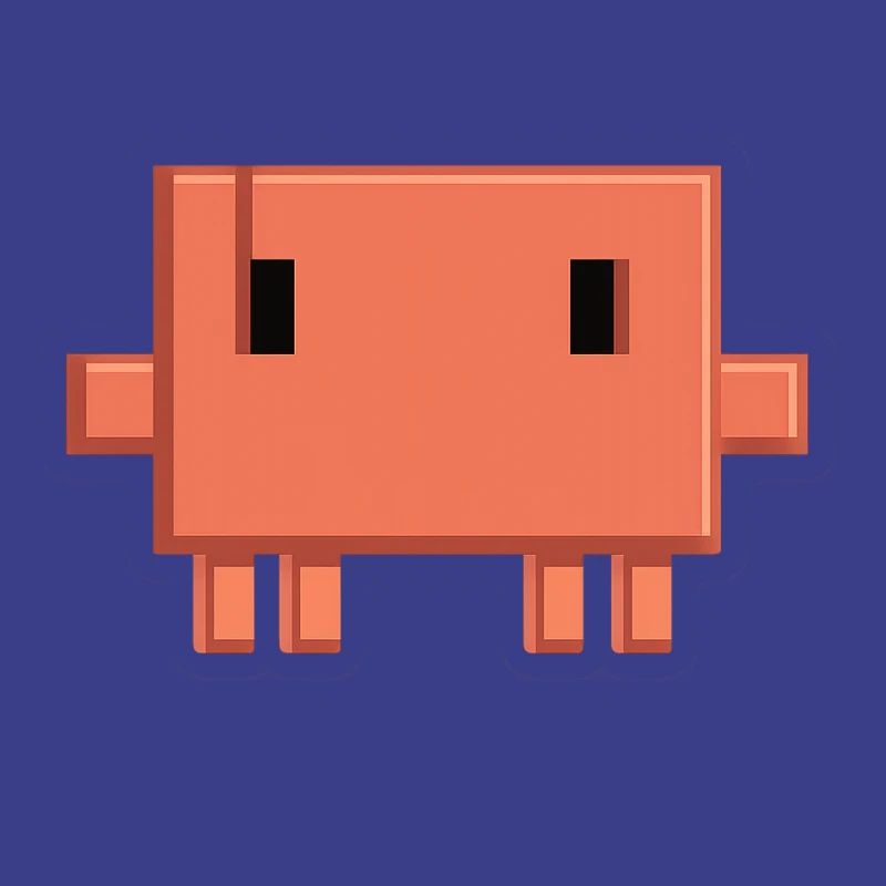 Claude Code Pixel AI Mascot Dev Sticker