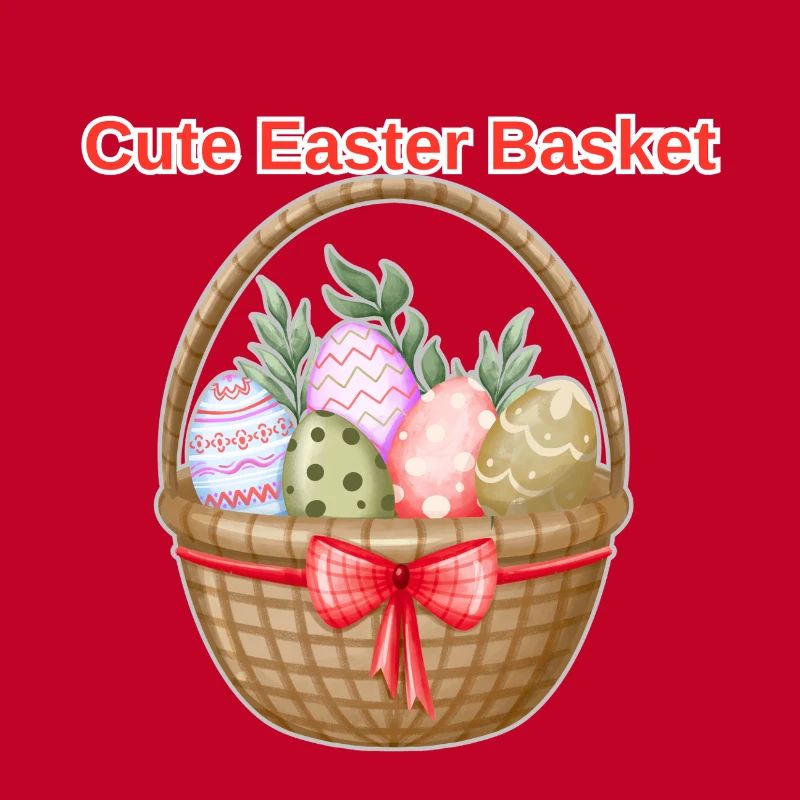 Cute Easter Basket Shirt – Easter Eggs Tee