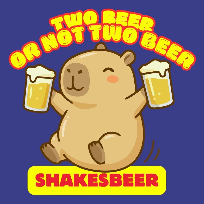 Two Beer Or Not Two Beer - Shakesbeer - Capybara