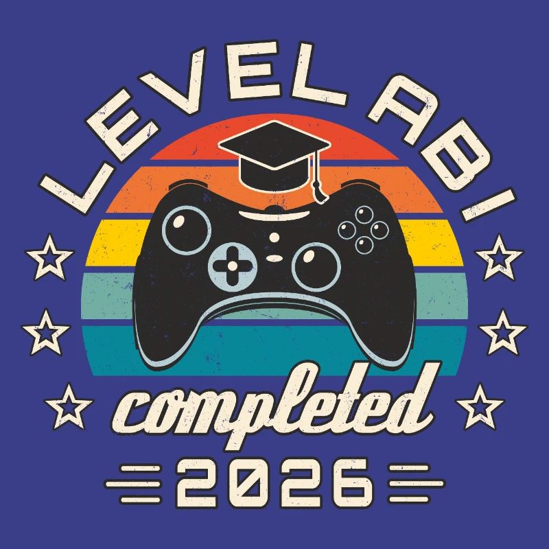 Abitur 2026 - Level Abi Completed Geschenkidee