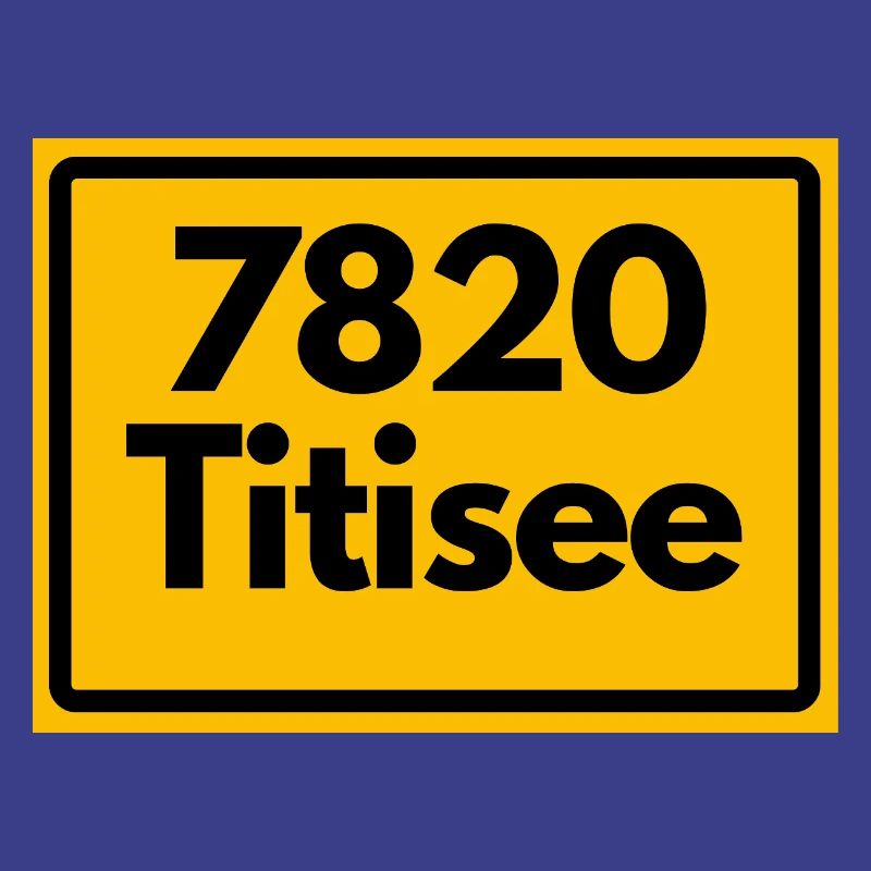 OLD POSTCODE POSTCODE RETRO 7820 TITISEE HEIMAT