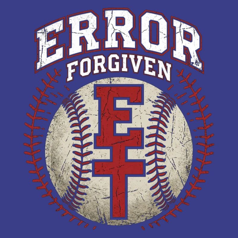 Error Forgiven Christlicher Baseball Glaube Jesus