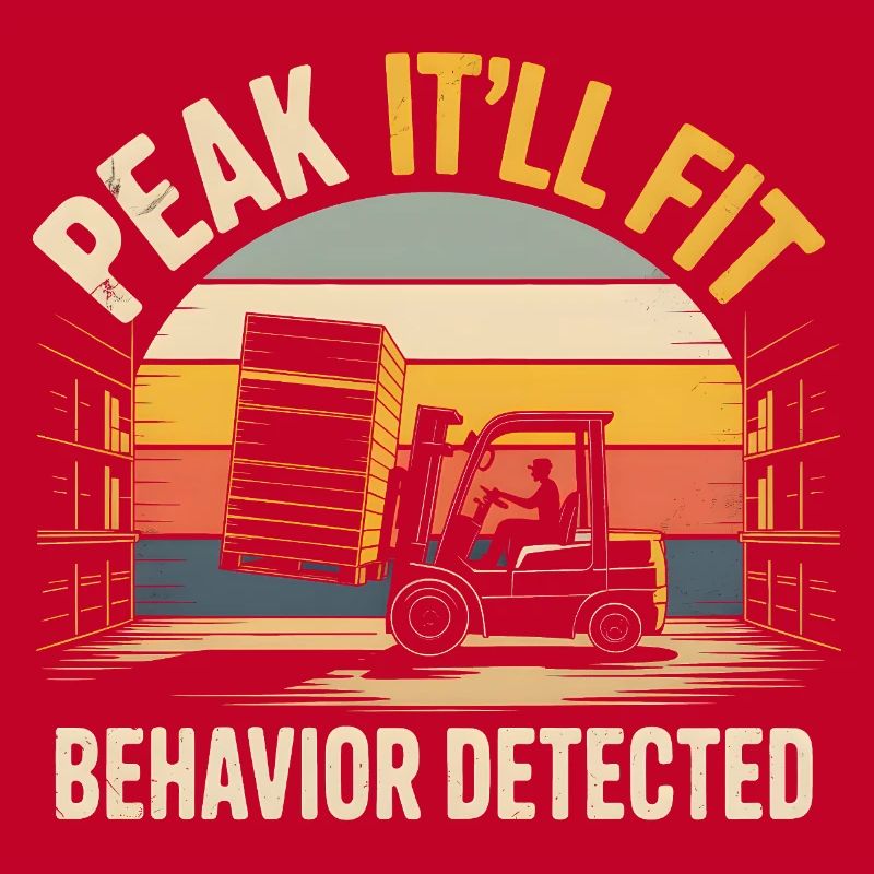 Wird schon passen | Staplerfahrer Humor