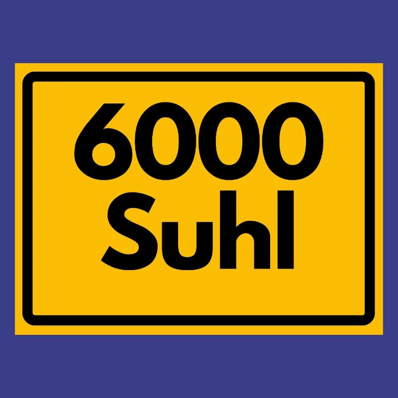 OLD POSTCODE 6000 SUHL HEIMATSTOLZ ORIGINAL