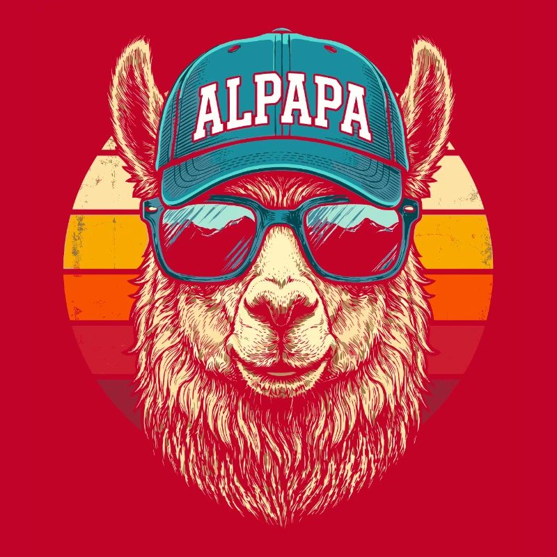 Alpaca Retro Sunglasses Cap