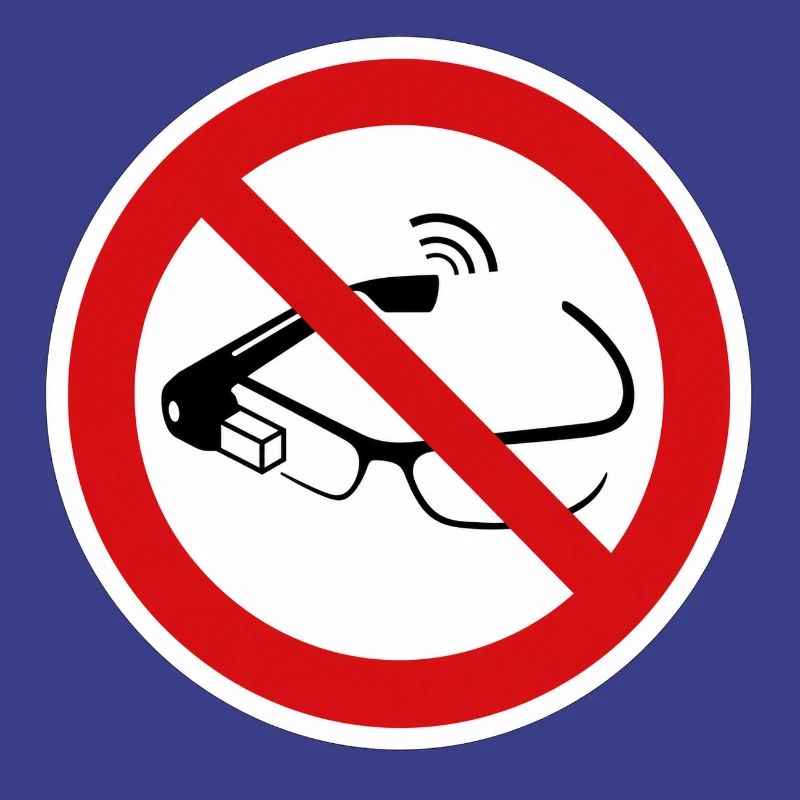 Smart glasses prohibited
