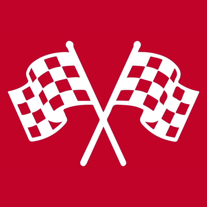Icône du drapeau de course