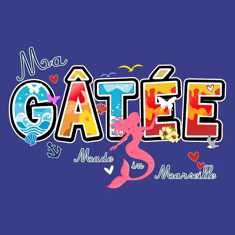 Ma Gatée, Expression marseillaise, valentines gift
