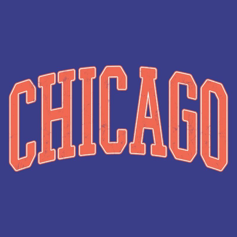 Lettrage en arc de Chicago