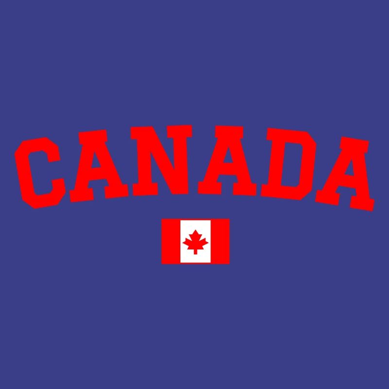Canada Flag Design Red