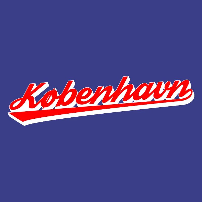 København Script Retro Logo