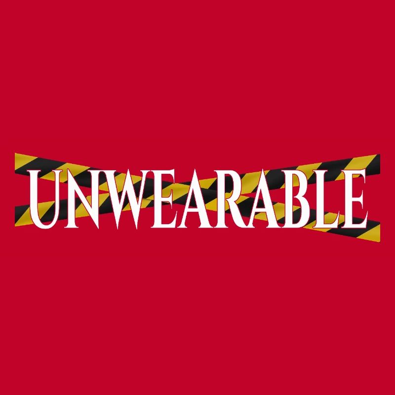 Unwearable – Statement Design with Warning Tape
