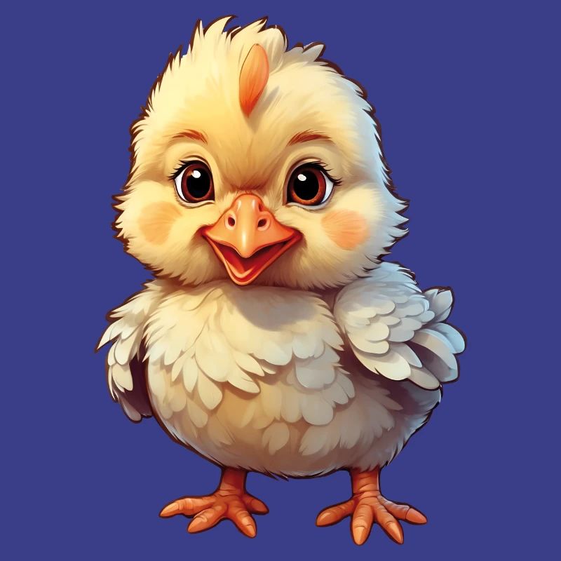 Petit poussin mignon